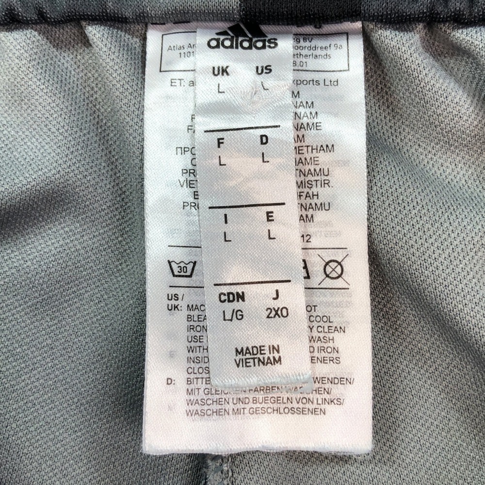 Adidas ClimaCool Mens Pants L Gray Camouflage Digital Athletic Zip Ankles Track - Picture 3 of 14